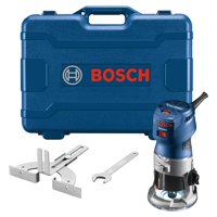 Palm Router Bosch Gkf125Cek Colt De 1,25 Hp De Velocidad Variable