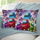 thumbnail image 3 of Among Us Fundas de almohada de terciopelo con tema, regalos de funda de almohada, decoración para el hogar, cojín de lanzar, regalo de cumpleaños para fans y parejas.61*61cm., 3 of 6