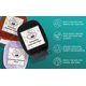 thumbnail image 3 of Guante exfoliante para baño turco, color blanco con forma de elefante natural, 3 of 6