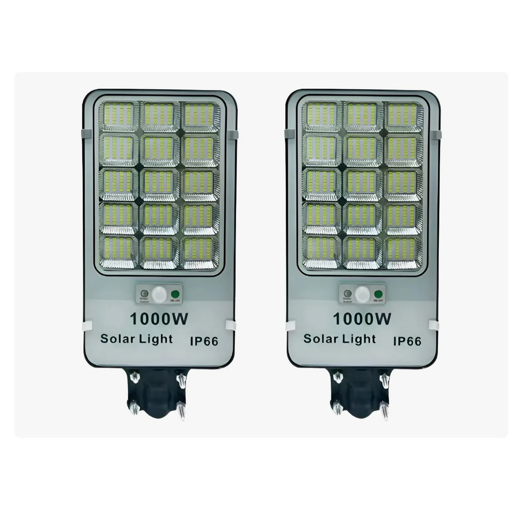 Casa Pagoda - Pack X2 Focos Solares Alta Potencia 1000w Exterior Luminaria