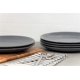 thumbnail image 2 of Plato de cena 10 Strawberry Street 27 cm pack de 6 gris carbón, 2 of 4
