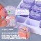 thumbnail image 5 of MEDca Organizador de Pastillas de 31 Días con Planificador, Bandeja Blanca y Cápsulas Removibles Moradas - Pack de 2, 5 of 9