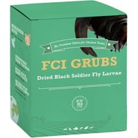 Fci Grubs - Larvas Secas De Mosca Soldado Negra Con Un Alto Contenido De Calcio De 4,54 Kg Para Mascotas