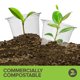 thumbnail image 4 of Vasos para bebidas frías Stock Your Home, transparentes, 350 ml (paquete de 100), compostables, 4 of 7