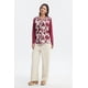 thumbnail image 4 of Polera Mujer Cuello Abotonado Rojo - ll, 4 of 4