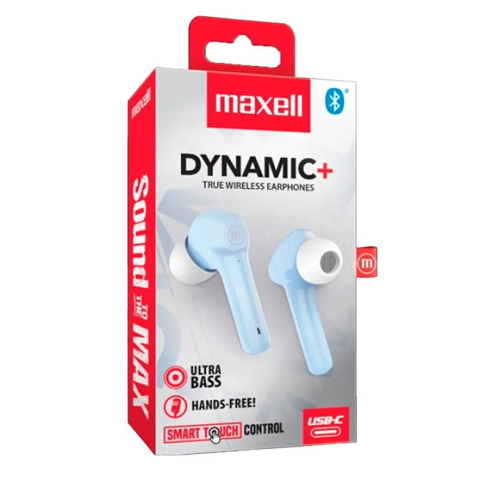 Maxell - Audífono Bluetooth Tws Celeste