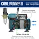thumbnail image 5 of Kit de aerografía Master Airbrush Cool Runner II con compresor y 3 aerógrafos, 5 of 8