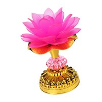 Magideal - Lotus Lamp Buddha Wishing Light 21 Canciones Budistas Altar Suministros Para
