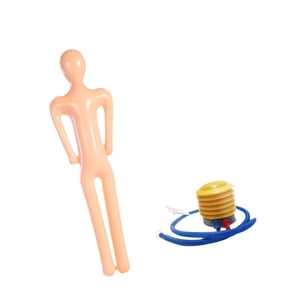 Magideal - Maniquí Inflable De Cuerpo Completo, Modelo De Cuerpo Humano Que Explota, Vestido Realista, Maniquí De Tamaño Completo Para Decoración De Patio Y Casa