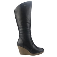 Bota Chalada Mujer Wedge-22 Negro Casual