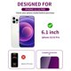 thumbnail image 2 of Protector de pantalla Ifaeveus para iPhone 12/12 Pro púrpura – Pack de 2, 2 of 6