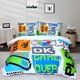 thumbnail image 1 of Boys -Gamer- Duve-t Cover- Set 3 Pieces T-win G-ame Pl-ayer W-hite Bedd-ing Sets- with 1- Duvet- Cover 2 Pillowcases, 1 of 5