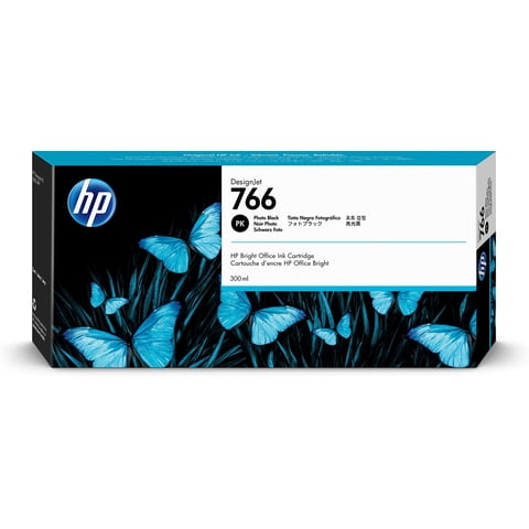 Cartucho De Inyección De Tinta Hp 766 Photo Negro Para Designjet Xl 3600