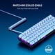 thumbnail image 3 of Set de actualización con teclado y cable enrollado Razer PBT Green, 3 of 6