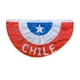thumbnail image 1 of Escarapela de Chile 90x180cm Fiestas Patrias Cotillon, 1 of 3