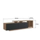 thumbnail image 3 of Rack Nova Negro Castaño Tv 50 Pulgadas B91.089, 3 of 3