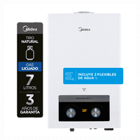 Midea - Calefont 7 Litros Tiro Natural Gas Licuado - Mgwh7-14Mdnclw-Gl