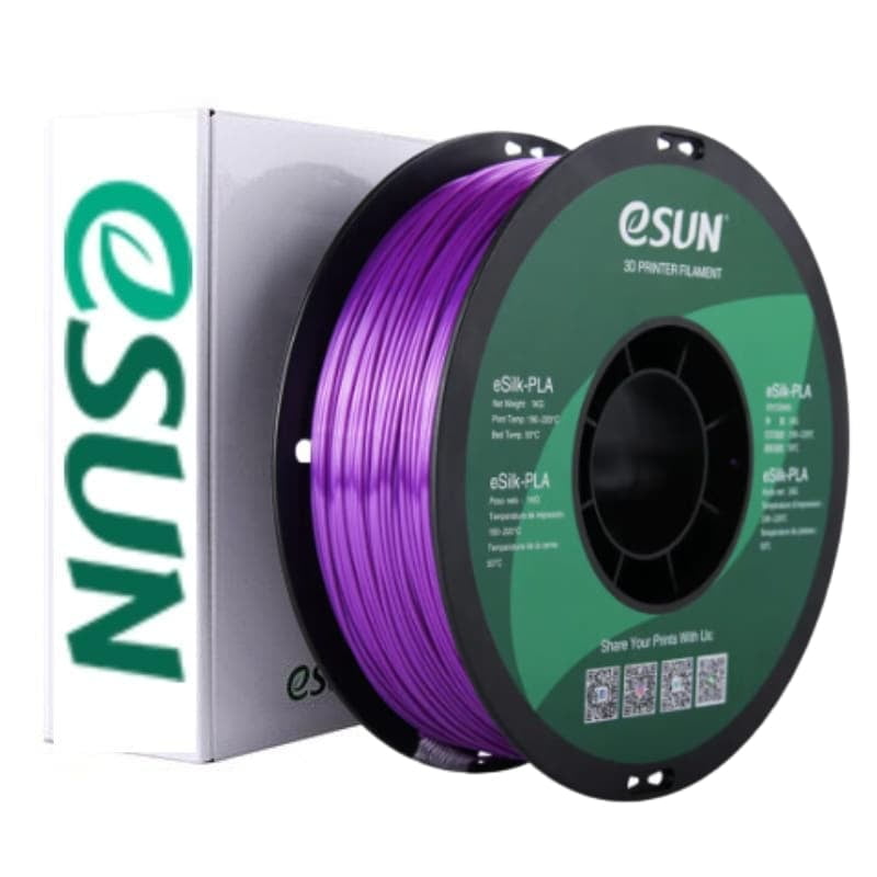 Esun - Filamento 3d Pla Seda Morado 1kg | Filamentos