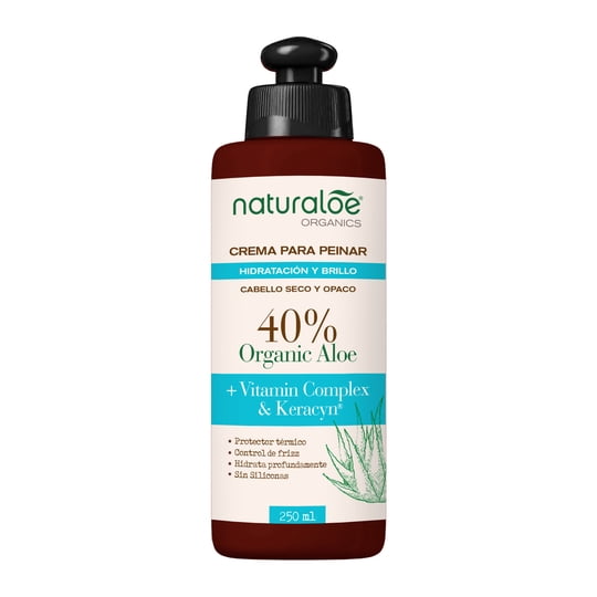Crema Para Peinar Naturaloe Hidratación Y Brillo