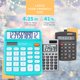 thumbnail image 3 of Calculadora de escritorio CATIGA CD-2786 con pantalla LCD de 12 dígitos, color azul claro, 3 of 5