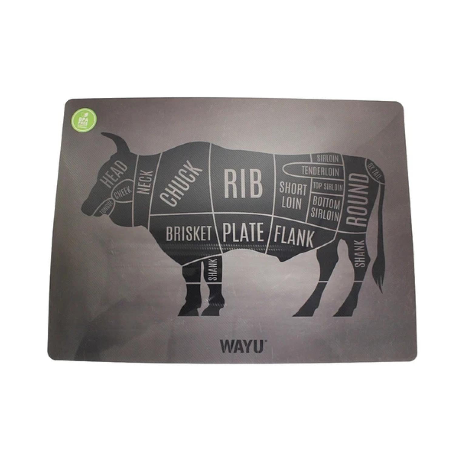 Wayu - Individual Pvc Cortes Negro