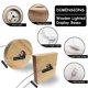 thumbnail image 3 of Soporte Voaesdk 2 piezas base de luz LED de madera de 10 cm, 3 of 6
