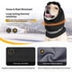thumbnail image 3 of Perro Calmante sudadera con capucha - a prueba de viento a prueba de lluvia ruido reducción sombrero de oído para tormentas y baño L (negro), 3 of 3