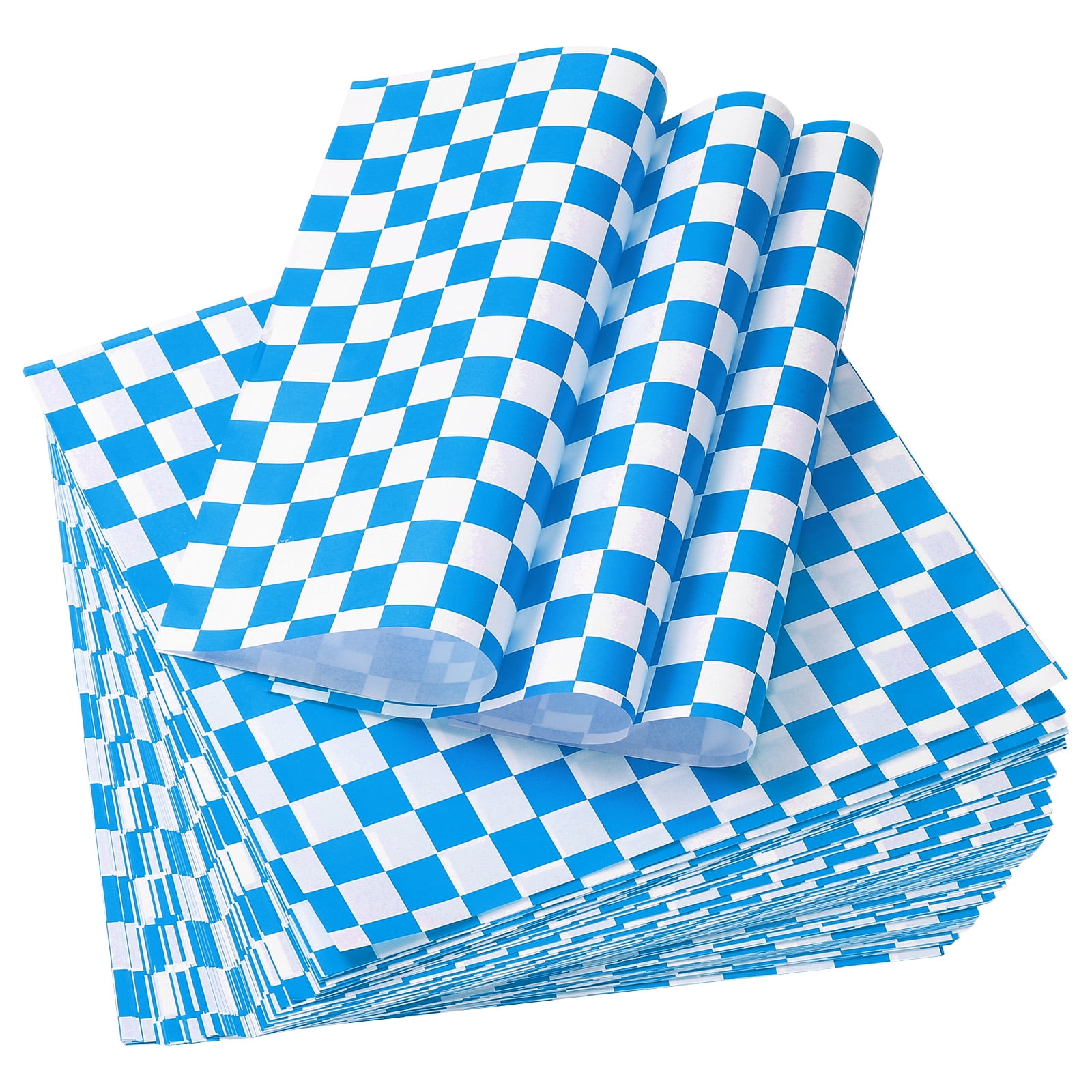 Hojas De Papel Encerado Uxcell 7 X 7 Pulgadas Azul 200 Pcs