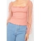 thumbnail image 4 of Top Fruncido Con Cuello Cuadrado, 4 of 5