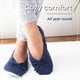 thumbnail image 4 of Zapatillas isotoner Satin Ballerina con suela de cinta, gamuza, color negro, 4 of 8