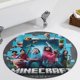 thumbnail image 5 of Alfombra Redonda Minecraft Felpa Coral 60cm, 5 of 6