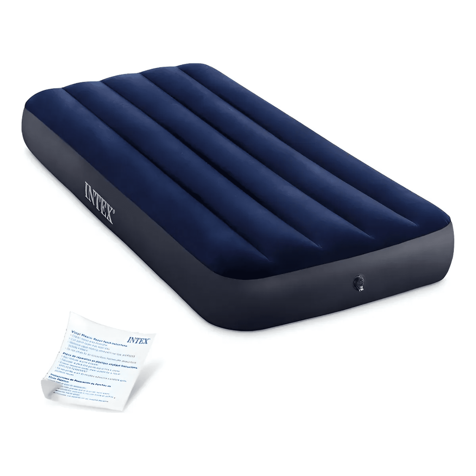 Genérico - Colchón Inflable Marca Intex 1/5 Plaza Y Media 99x 191x 25cm Azul