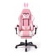thumbnail image 2 of Silla Gamer Profesional  Reclinable Calidad Premiun Homer Rosa Oreja, 2 of 8