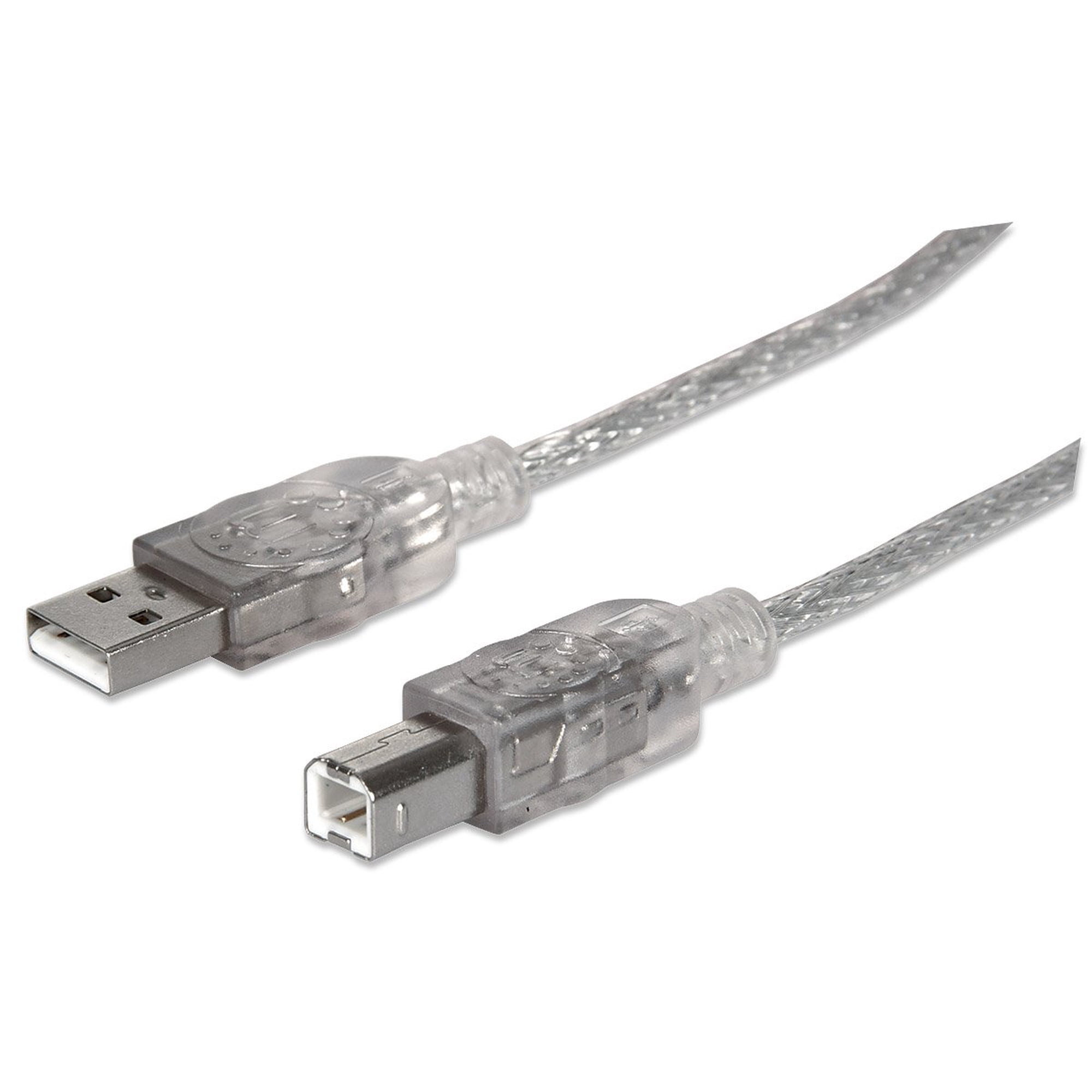 Cable Usb Manhattan A Macho/b Macho De 3 M, Alta Velocidad