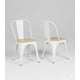 thumbnail image 2 of Pack de 2 Silla Tolix Asiento de Madera, 2 of 2