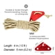 thumbnail image 2 of Cuerda tensora reflectante de 5 mm para tienda de campaña, paracord para lona, toldo, camping, 4 rollos de 15,8 m (52 pies), 2 of 5