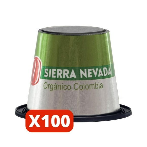 Orgánico Sierra Nevada Origen Colombia - 100 cápsulas de café compatibles con Nespresso®