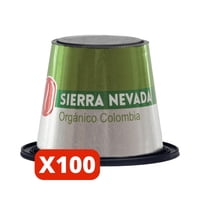 Café Caribe - Orgánico Sierra Nevada Origen Colombia - 100 Cápsulas De Café Compatibles Con Nespresso®