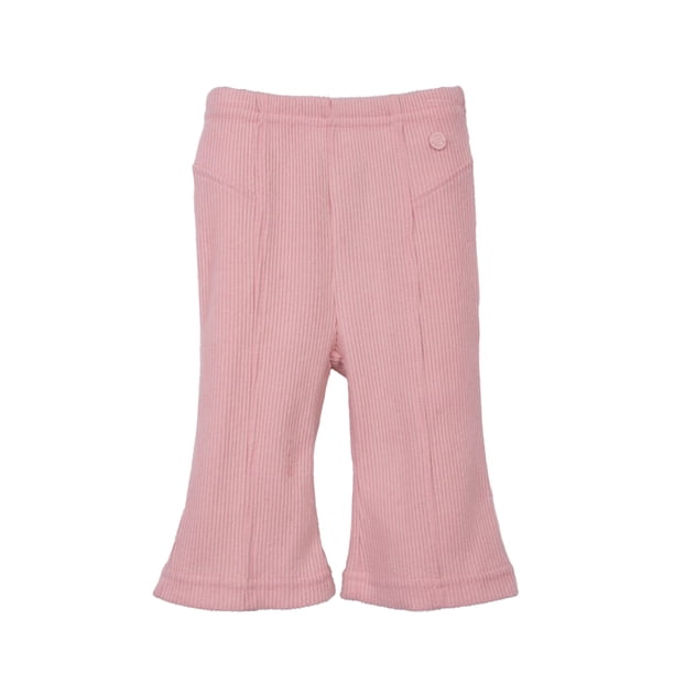 Calza Bebé Niña Flare Cintura Elasticada Rosado