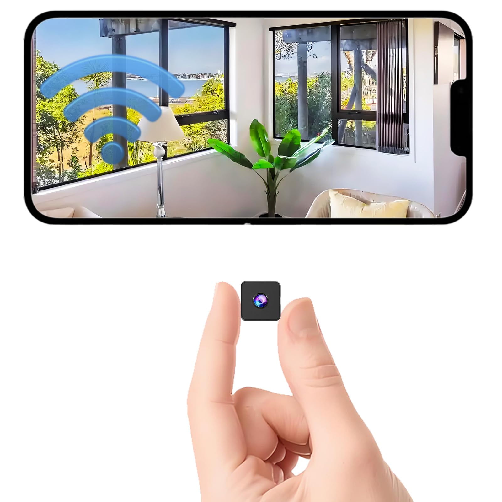 Mini Cámara De Seguridad Inalámbrica Terura 2026 Hd 1080p Wifi