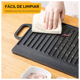 thumbnail image 3 of Plancha Parrilla Grill Reversible Hierro Fundido Cocina 50cm, 3 of 8