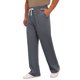 thumbnail image 4 of Pantalones de Cintura con Cordón de Pierna Recta Texturizados en Jacquard de Color Sólido para Hombre INSPIRE CHIC 32 Gris, 4 of 5
