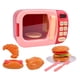thumbnail image 1 of Juguetes De Cocina De Comida Realistas Que Aprenden Para Niños 3+ Mini Horno De Microondas Playset Rosa, 1 of 5