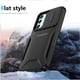 thumbnail image 2 of Funda Resistente para Samsung Galaxy A55 5G con Tapa Deslizante y Protección Militar Negro, 2 of 6