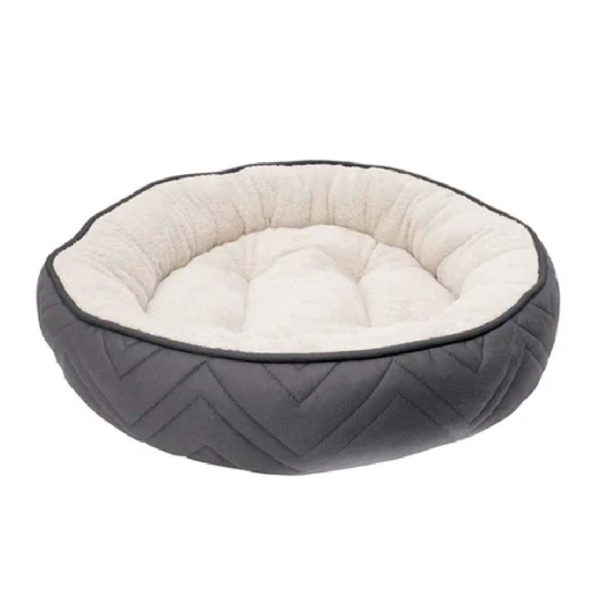Cama Para Perros Redonda / 56 Cm Dogit Dreamwell Blanco