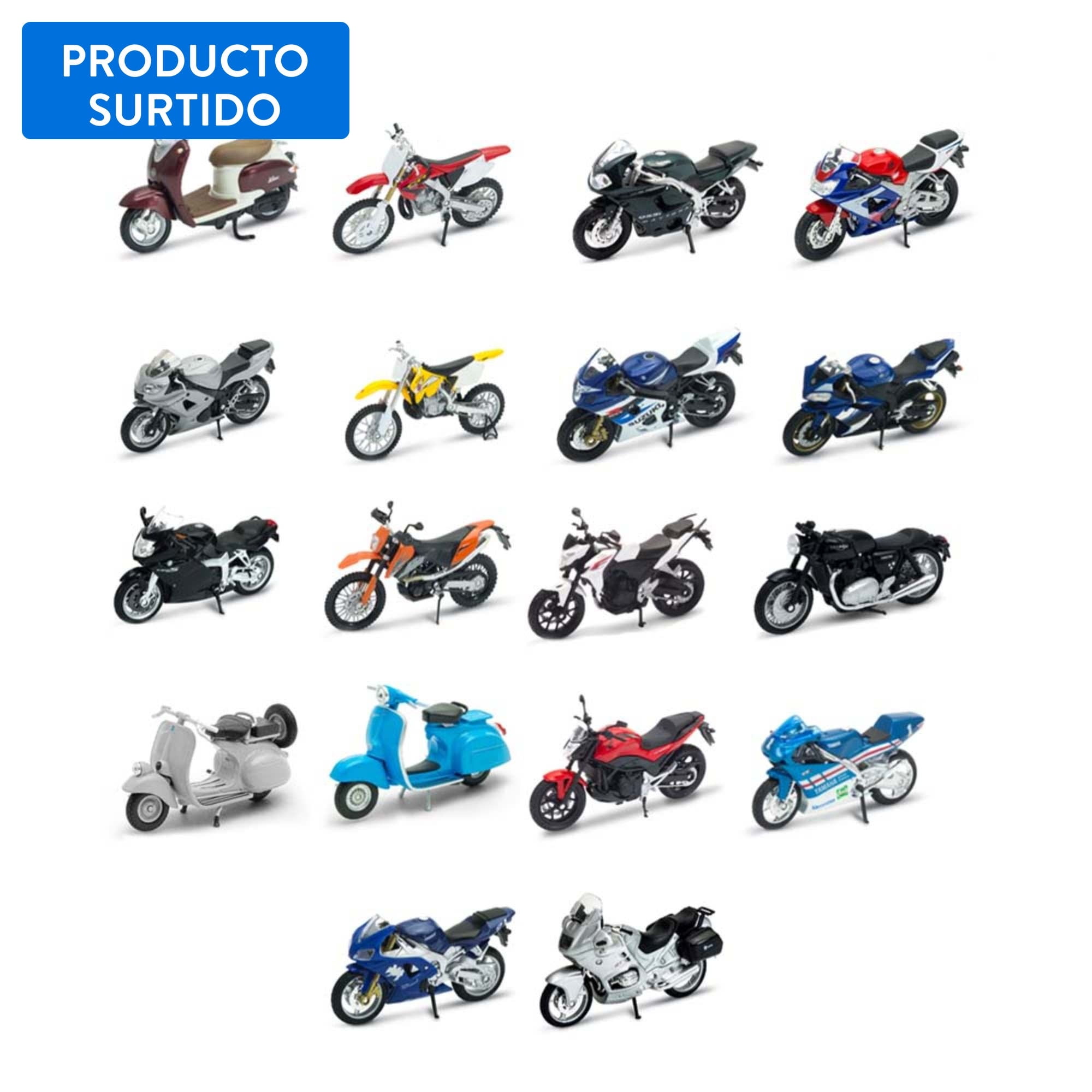 Toyng - Moto A Escala Coleccionable Surtido 1 Un