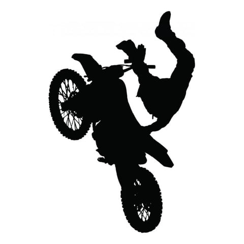 Rienda Libre Graphics - Decomural Dirt Bike Jump Motorbike Ws-42937