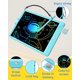 thumbnail image 2 of Tableta de escritura LCD TEKFUN Doodle Board de 10 pulgadas, azul, 2 of 7