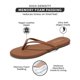 thumbnail image 2 of Sandalias tipo flip flop Project Cloud de cuero vegano con plantilla de espuma viscoelástica, 2 of 5
