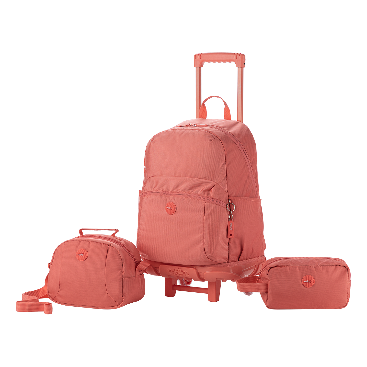 Kit Escolar Totto: Mochila + Estuche + Lonchera Resistente